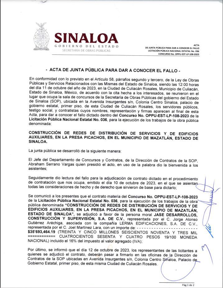 $!Gobierno de Sinaloa autoriza $35.6 millones para más trabajos en la Presa Picachos