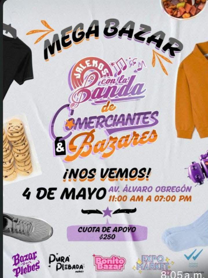 $!Comerciantes de Culiacán ven iniciativa de ‘Megabazar’ como parteaguas para reactivar la economía local