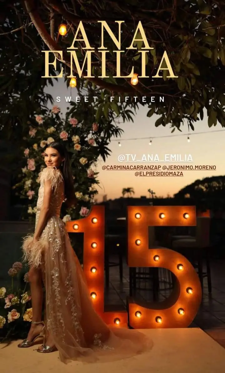 $!Ana Emilia el día de su cumpleaños.