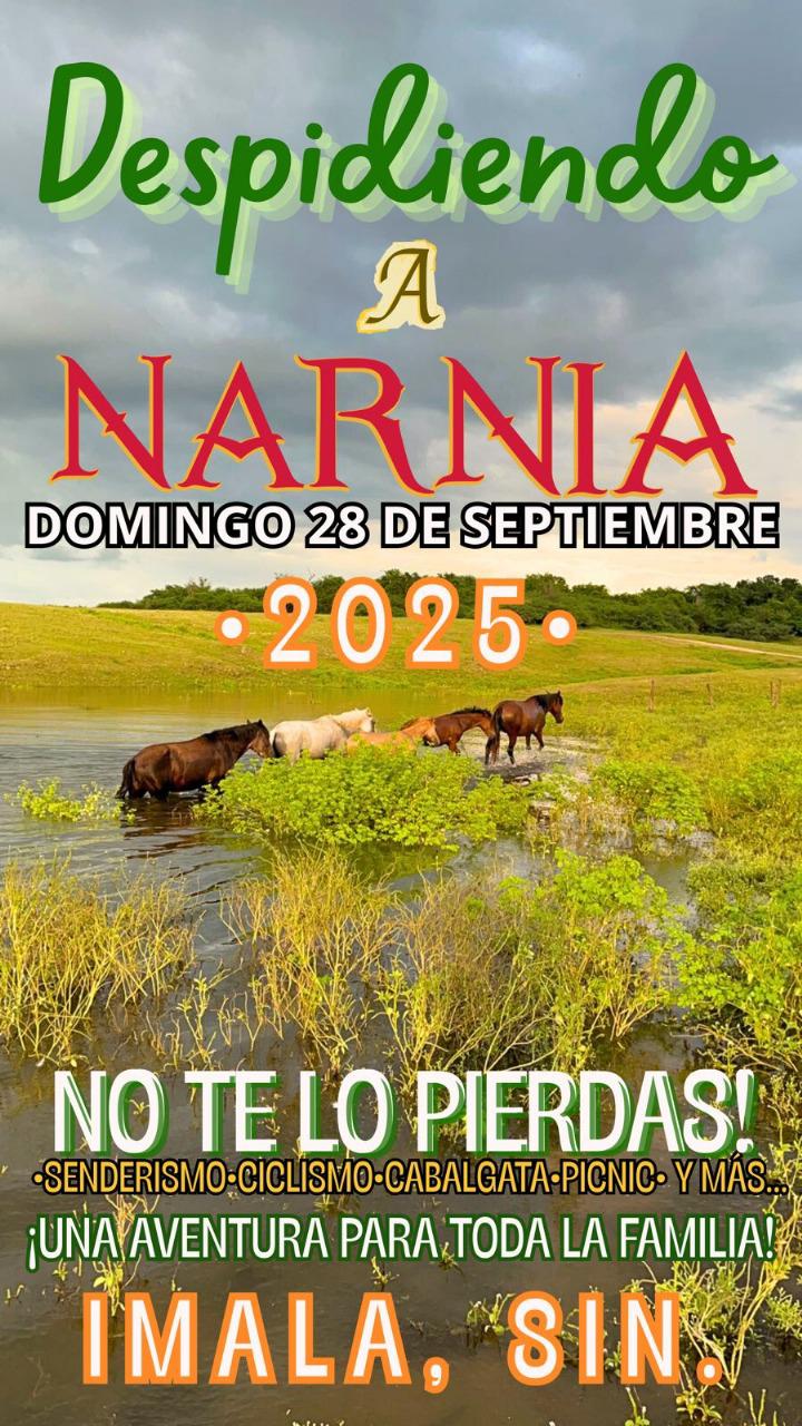 $!Invita Imala a evento ‘Despidiendo Narnia 2025’ este domingo