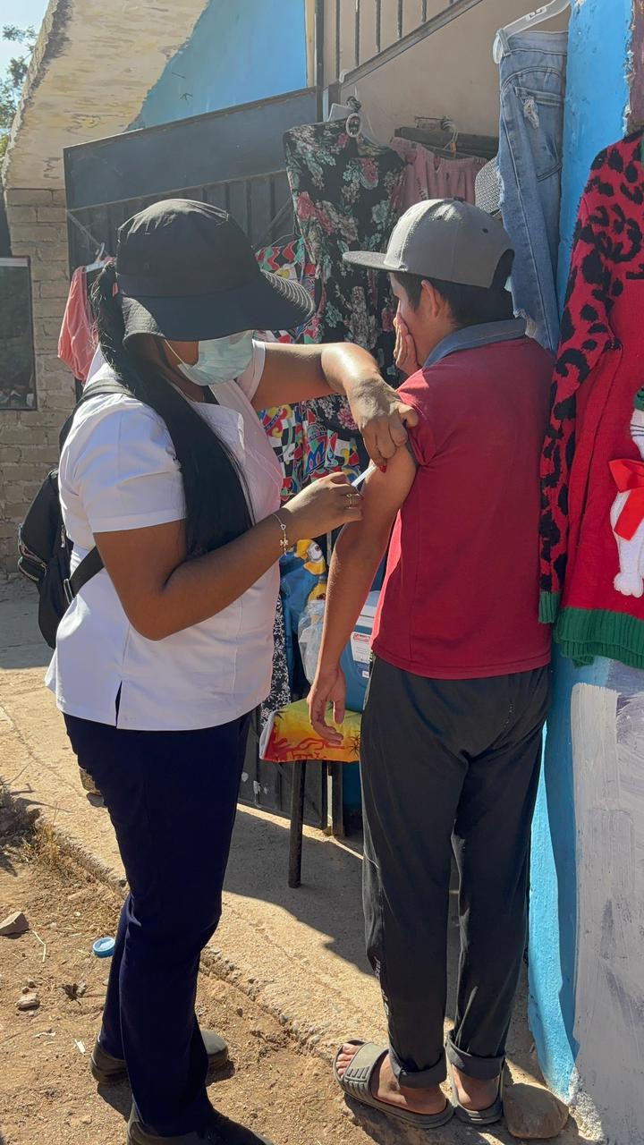 $!Detectan caso de sarampión en El Roblito, Escuinapa, e implementan cerco sanitario