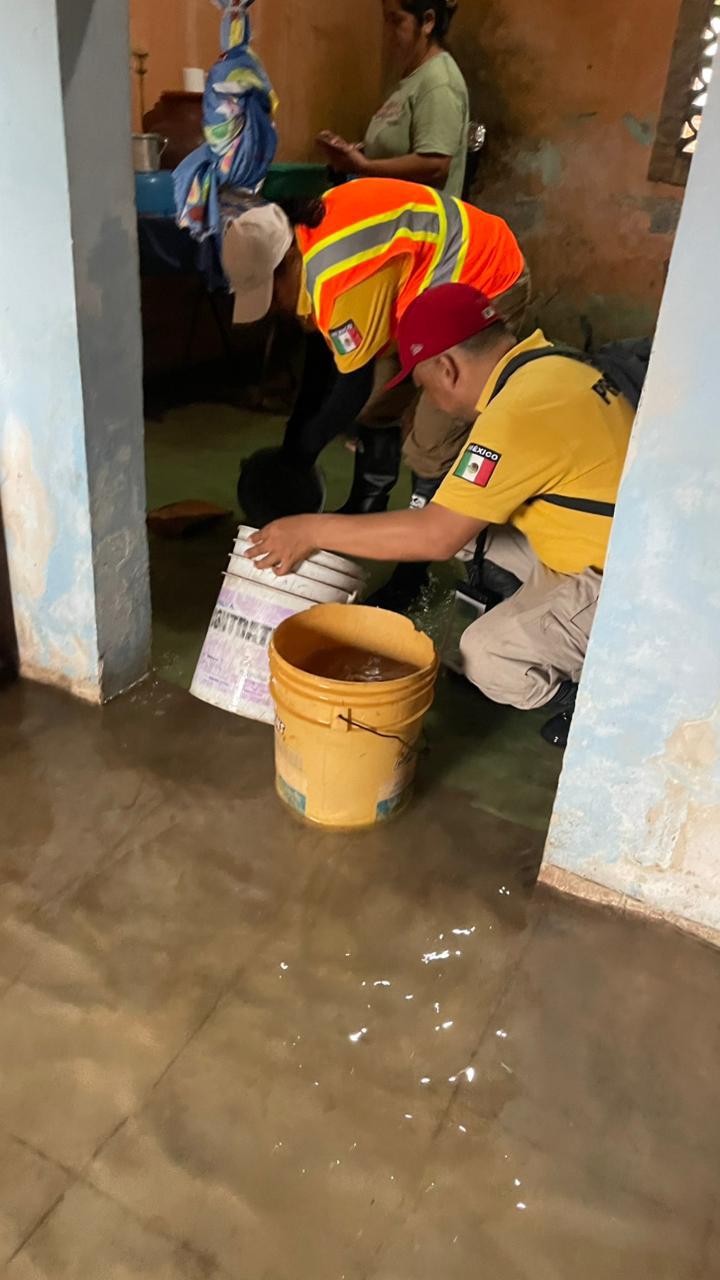 $!Lluvias intensas ocasionan desbordamiento de arroyos y ríos en sur de Escuinapa