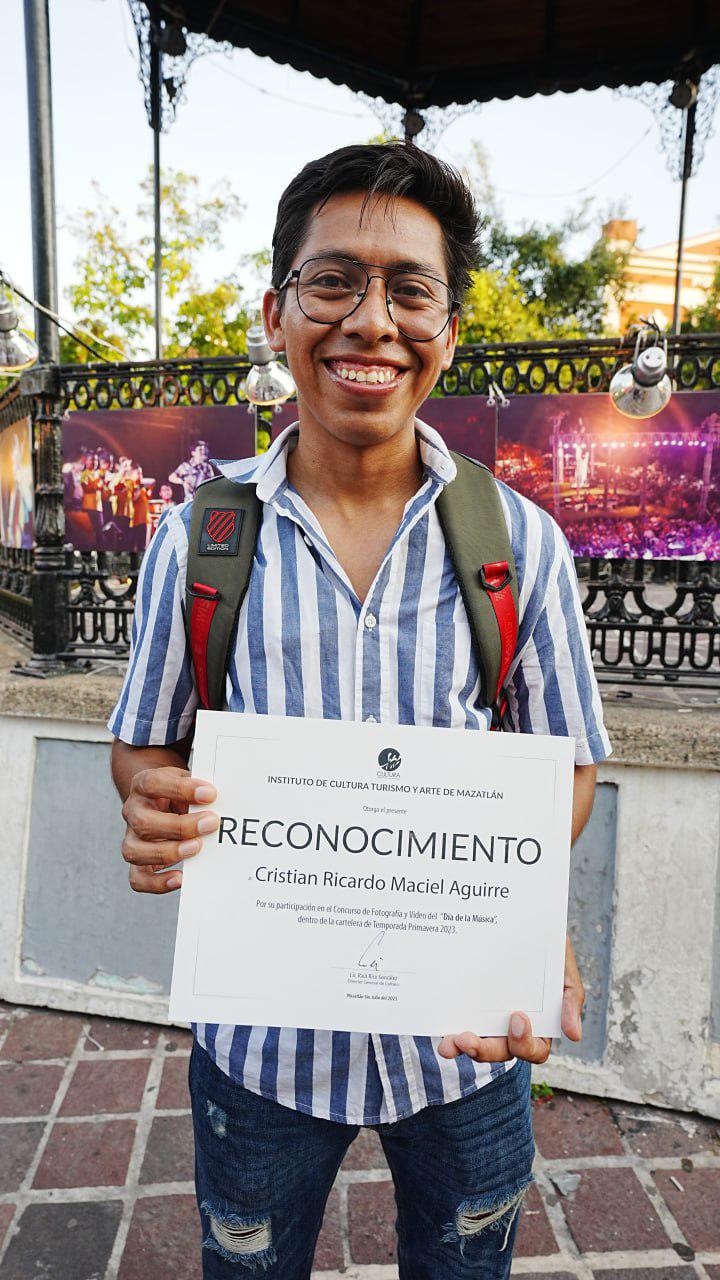 $!Reconocen a ganadores del concurso de fotografía y video del Día de la Música 2023