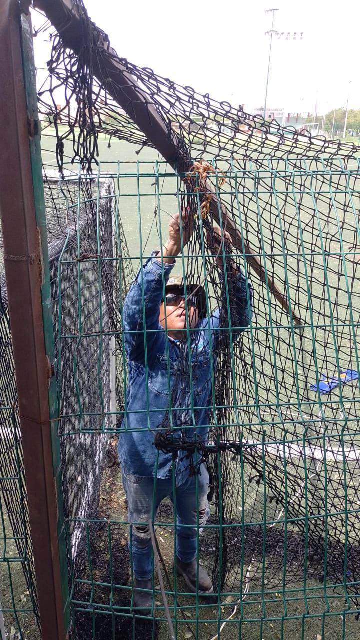 $!Trabaja Imdem a marchas forzadas para reparar espacios deportivos