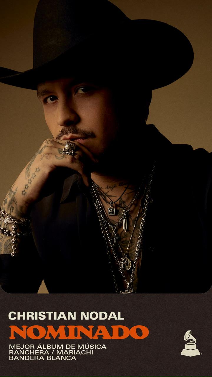 $!El cantante sonorense competirá en la categoría Mejor Álbum de Música Ranchera/Mariachi.