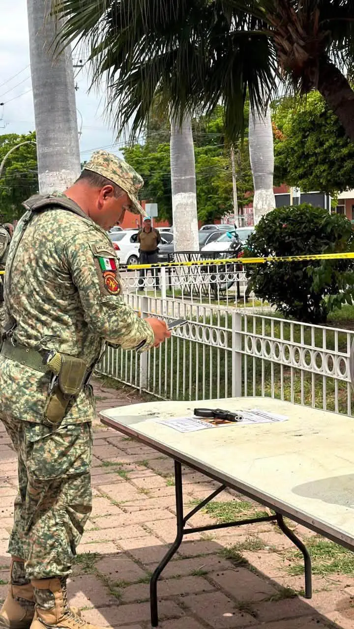 $!Arranca canje voluntario de armas en Ahome; cambian balas por paz y efectivo