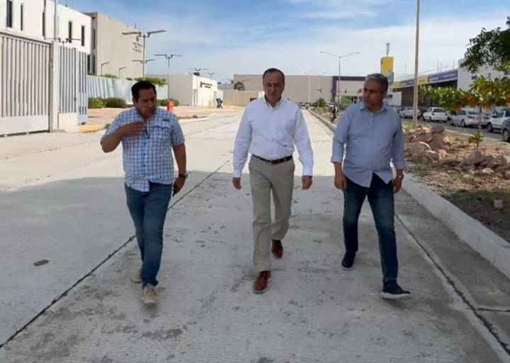 Destaca alcalde de Ahome un ahorro de más de un millón de pesos al pavimentar con Común