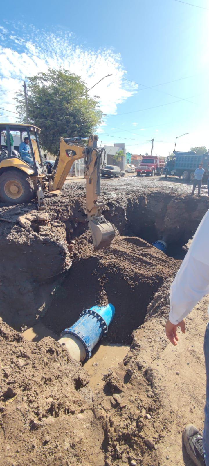 $!Japac repara fuga de Capistrano, al sur de Culiacán