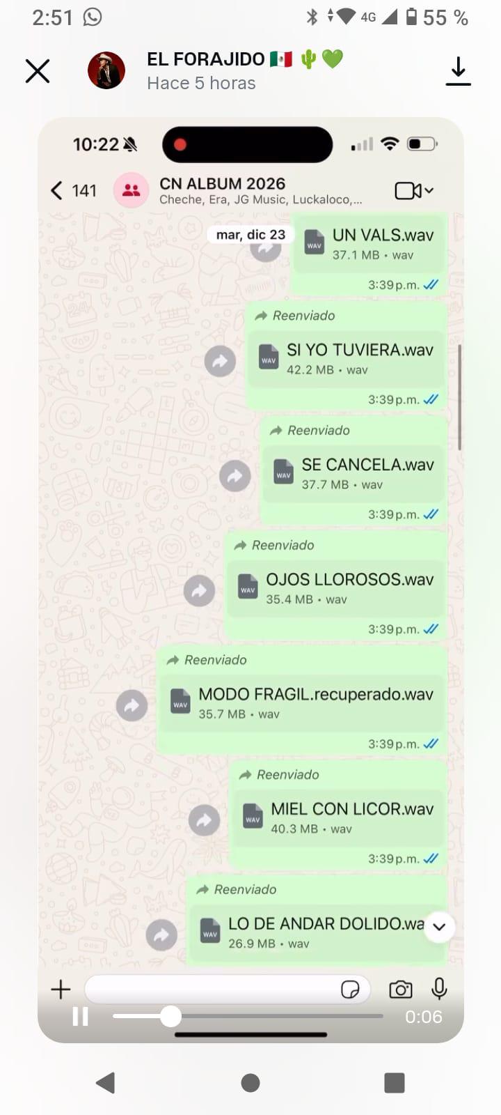 $!Filtra Christian Nodal temas de su nuevo álbum