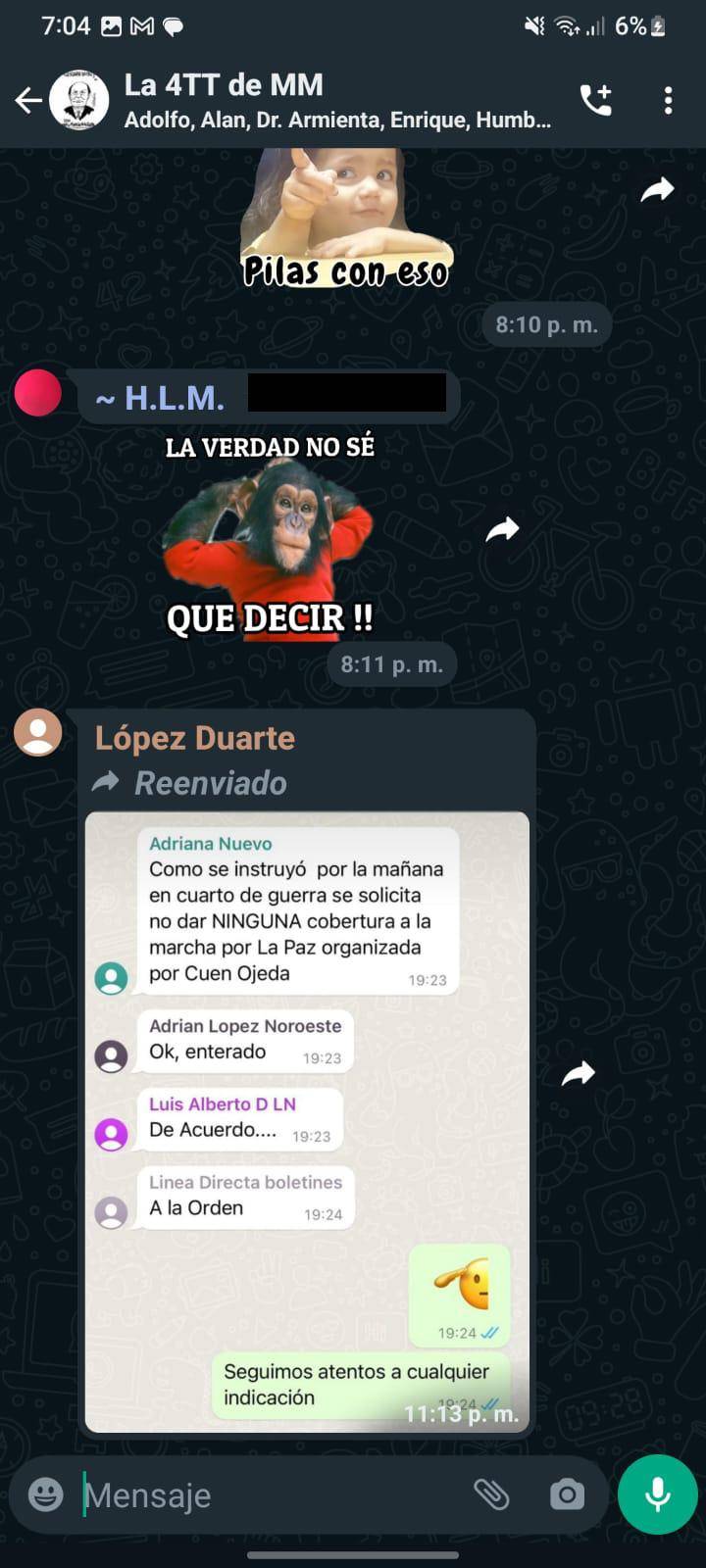 $!Asesor de la UAS comparte chat falso sobre medios de Sinaloa