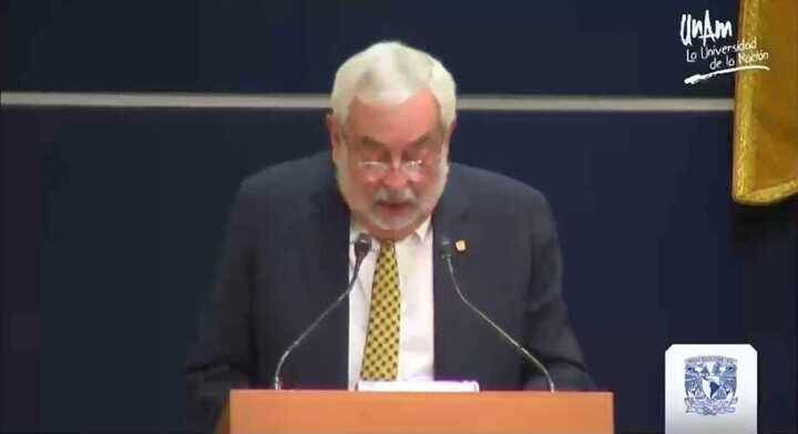 Rector de la UNAM Enrique Luis Graue Wiechers, en un mensaje a la comunidad universitaria y mexicana en general.