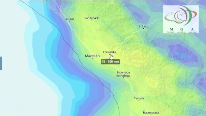 $!Remanentes de ‘Erick’ dejaría lluvias para el centro y sur de Sinaloa este viernes