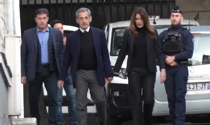 El ex Presidente de Francia Nicolas Sarkozy ingresa a prisión por un proceos de financiamiento ilegal de su campaña de 2007.