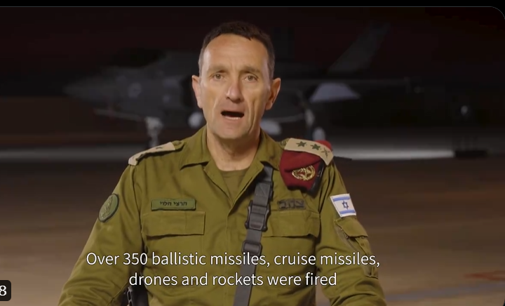 Anuncia jefe del Ejército de Israel que ataque de Irán tendrá una respuesta