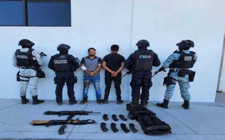 $!Detienen a seis integrantes del Cártel de Sinaloa en Zacatecas; incendian vehículos y hacen bloqueos