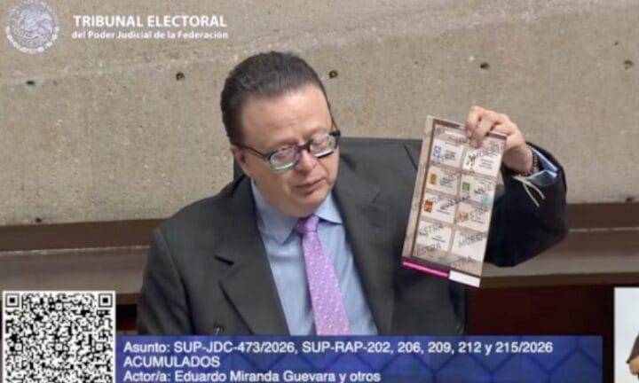 El Tribunal Electoral define que boletas sin dobleces encontradas en urnas no serán votos válidos.