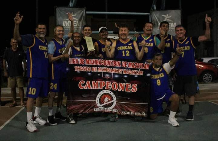 Cencab se consagra en Torneo Maxibasquet