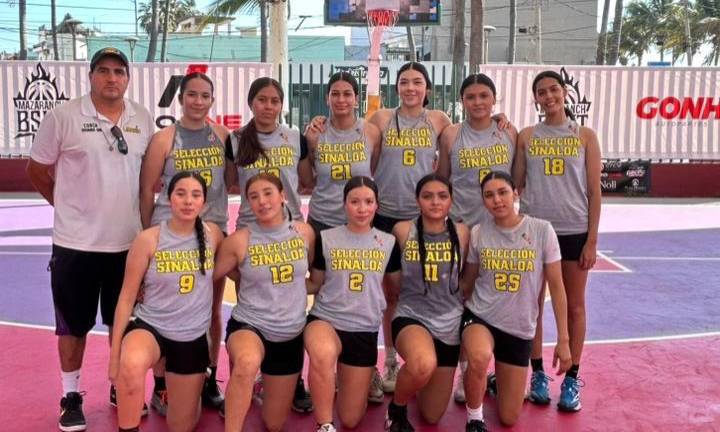 Selección Sinaloa arrasa en la Copa Semana Santa de Baloncesto.