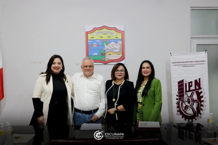$!Firma Ayuntamiento de Escuinapa convenio de colaboración con IPN