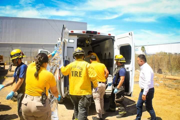 Soldador sale herido tras explotarle tanque en Culiacán