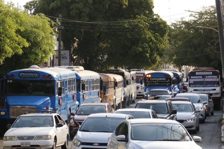 Previo al mitin de Adán Augusto, colapsa tráfico en Centro de Culiacán