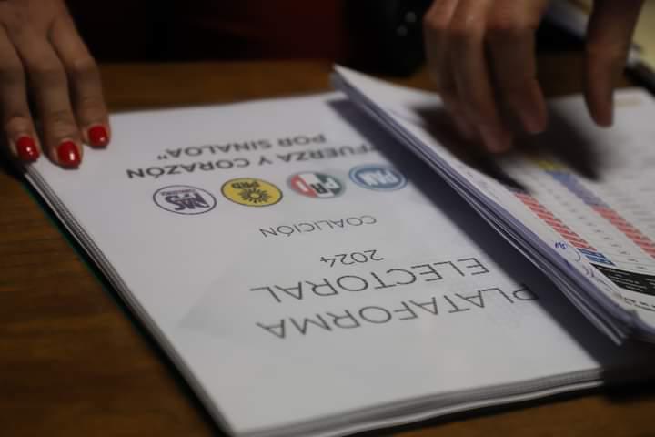 $!PAN, PRI, PRD y PAS irán juntos en la coalición ‘Fuerza y Corazón X Sinaloa’