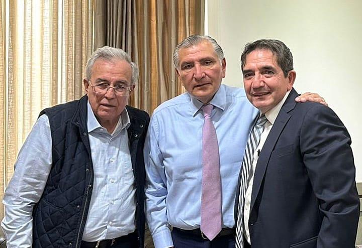 Reúne Adán Augusto a Rocha Moya y a Cuén en la CDMX