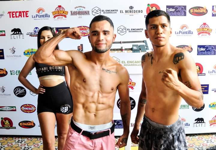 Pugilistas de función ‘Pasos de Campeón’ cumplen con la báscula