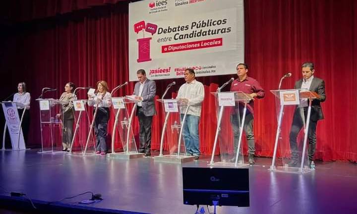 En el debate participaron los candidatos a Diputación por el distrito 11 de Culiacán.