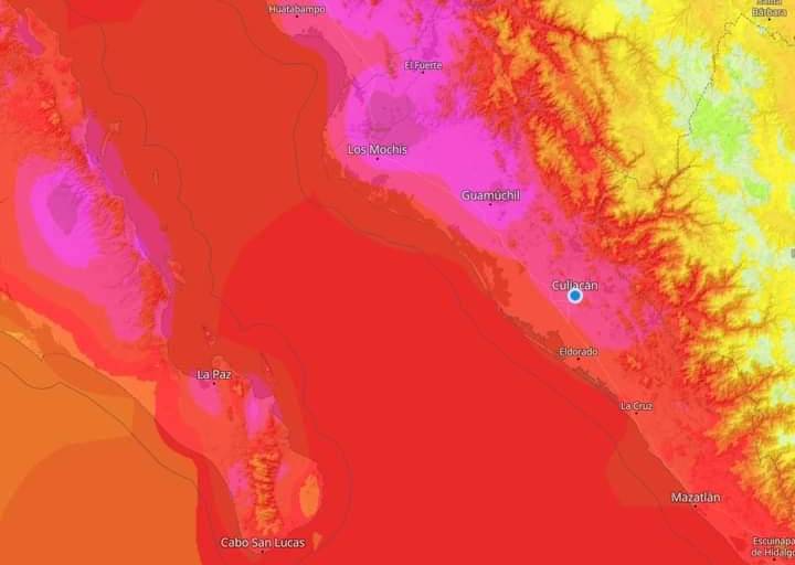 Tiene Sinaloa martes de ‘sauna’ con temperaturas de hasta 46 grados