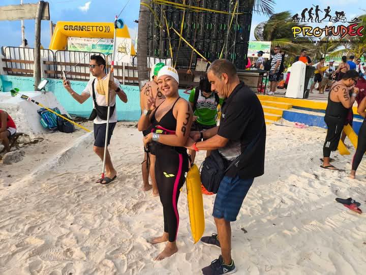 $!Califican 3 mazatlecos a la final de la Olimpiada Nacional de Aguas Abiertas