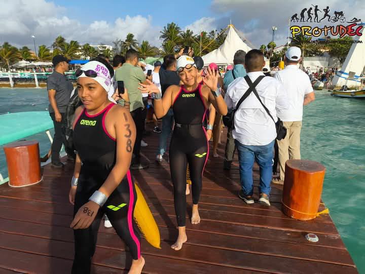 $!Califican 3 mazatlecos a la final de la Olimpiada Nacional de Aguas Abiertas