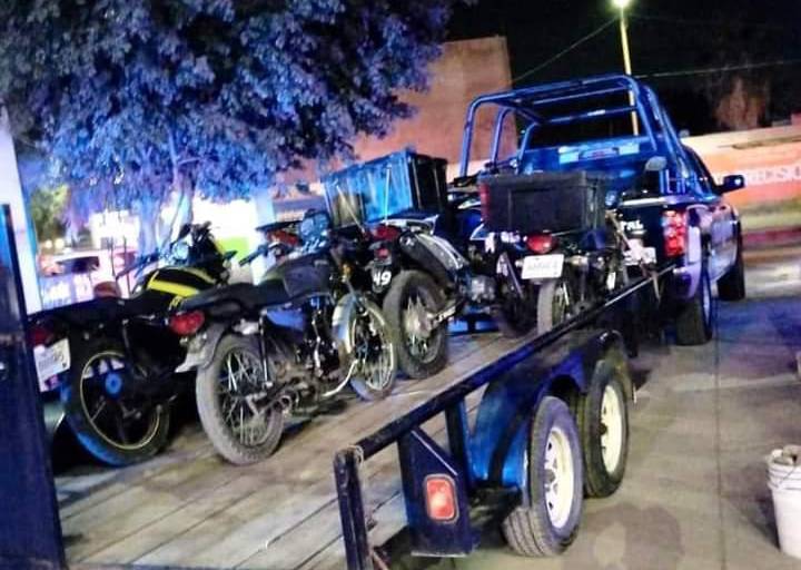 Asegura SSPyTM motocicletas en Infonavit Barrancos, en Culiacán