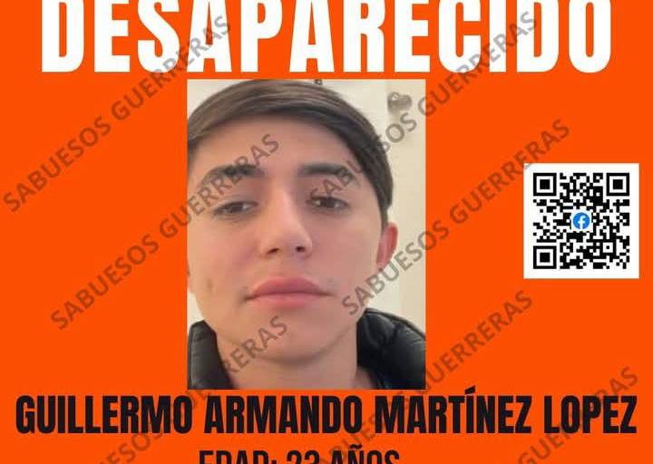 Buscan al joven enfermero Guillermo Armando Martínez en Navolato