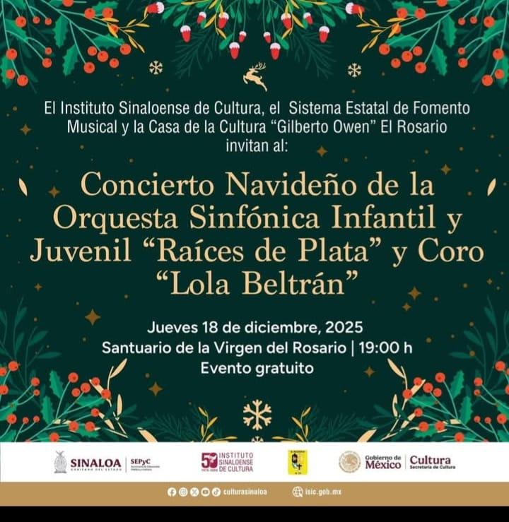 $!Invitan a Concierto Navideño de Orquesta y Coro en Rosario