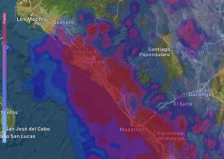 Prevén lluvias en Sinaloa para las primeras horas del sábado