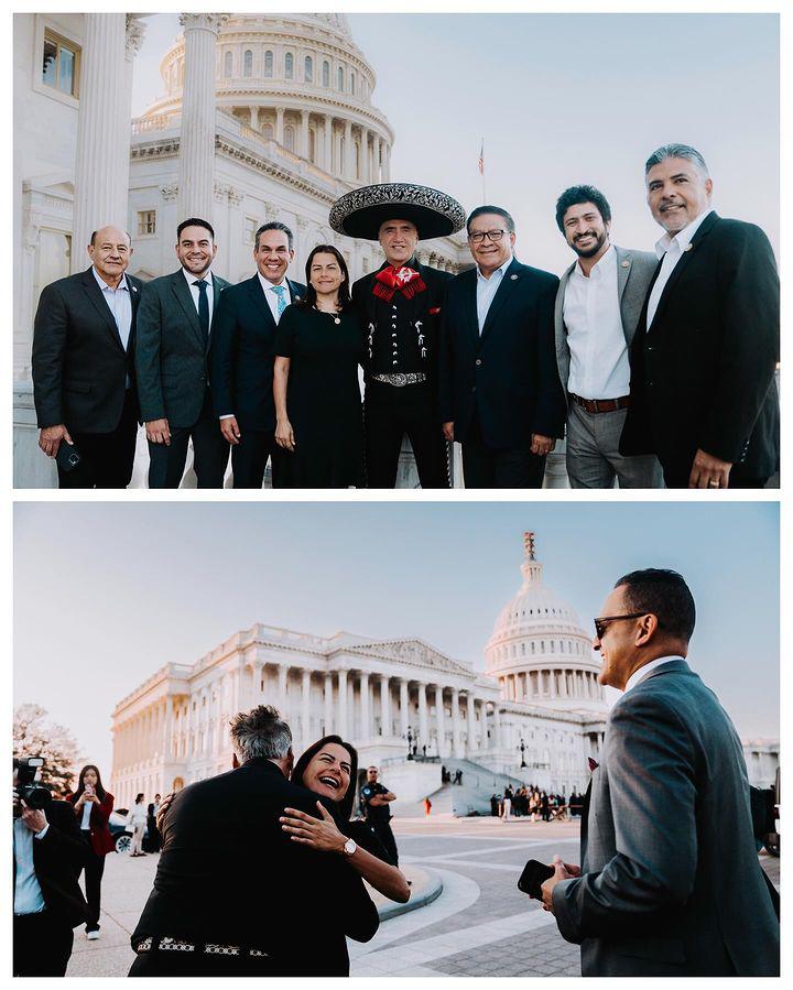 $!Honran líderes latinos a Alejandro Fernández en el Capitolio de Estados Unidos