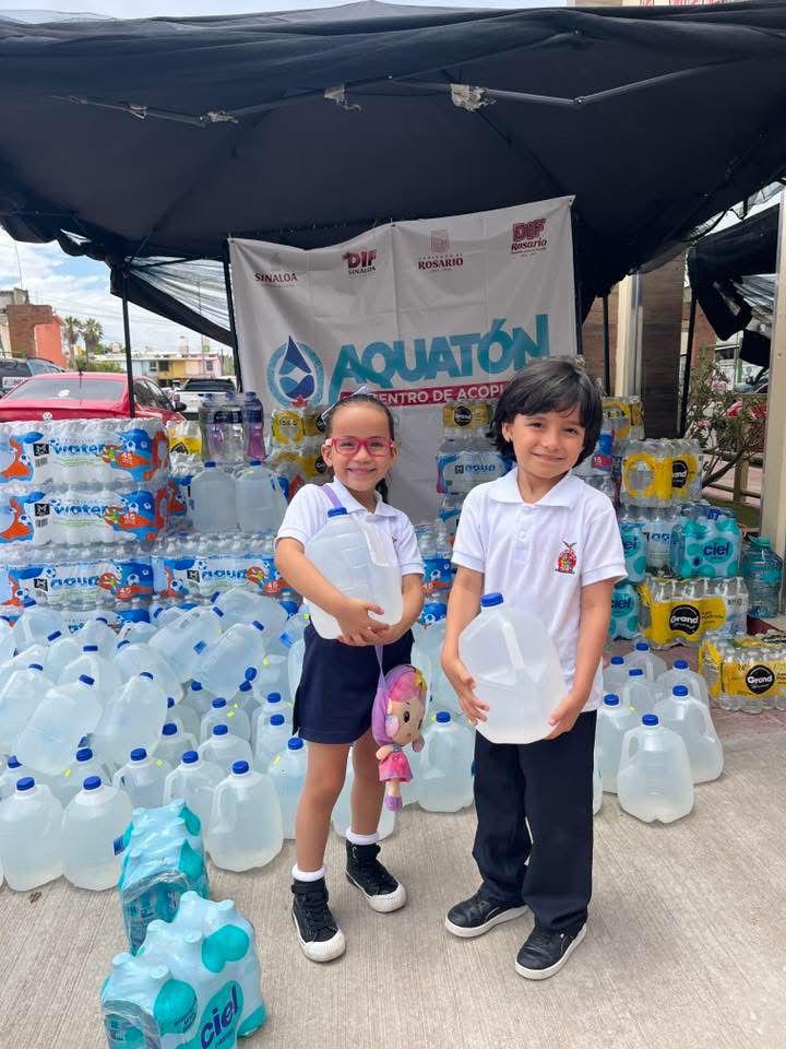 $!Aquatón 2026 arranca en Rosario con casi 4 mil litros de agua