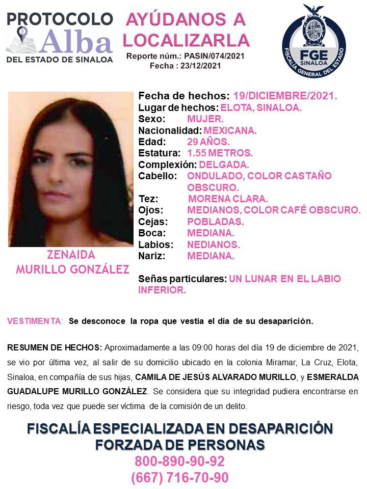 $!Desaparecen Esmeralda y Camila, hermanas de 7 y 9 años, junto con su mamá, en La Cruz de Elota