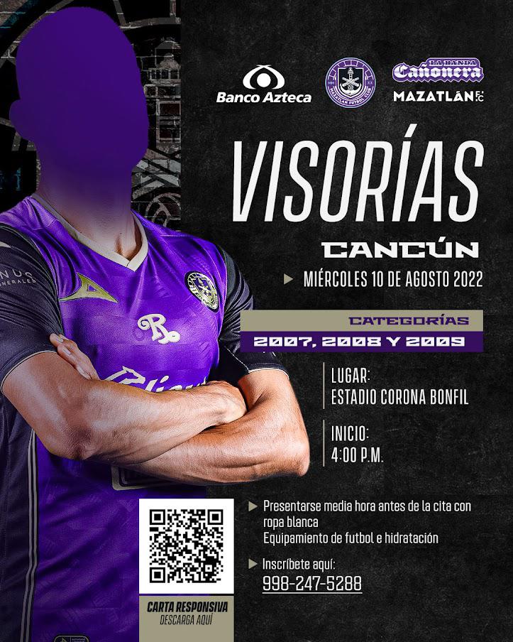 $!Mazatlán FC realizará visorías en Cancún, Quintana Roo