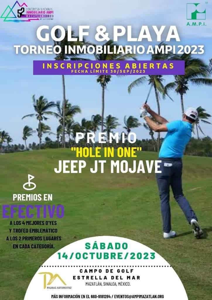 $!Presentan Primer Torneo Inmobiliario Golf y Playa