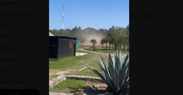 $!Helicóptero de la Fuerza Aérea Mexicana sufre incidente al iniciar vuelo en El Salto, Durango