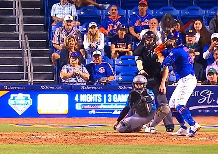 Joey Meneses debuta en pretemporada con Mets