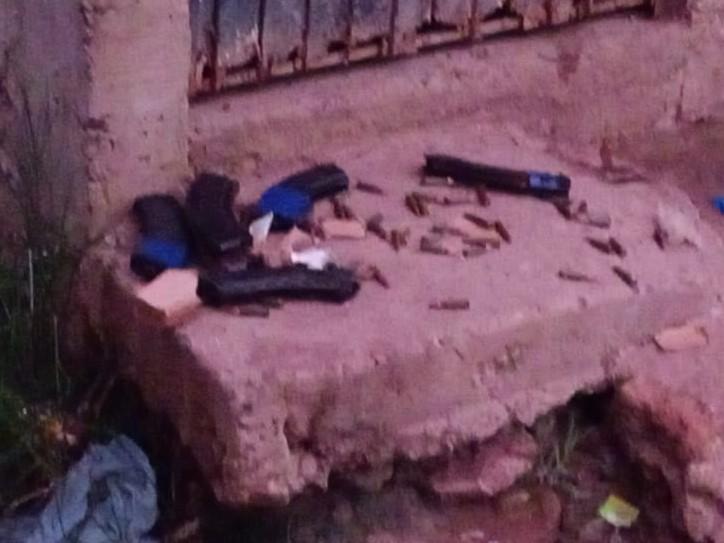 $!Decomisa Marina armamento, cargadores, cartuchos y un vehículo en dos hechos en Escuinapa