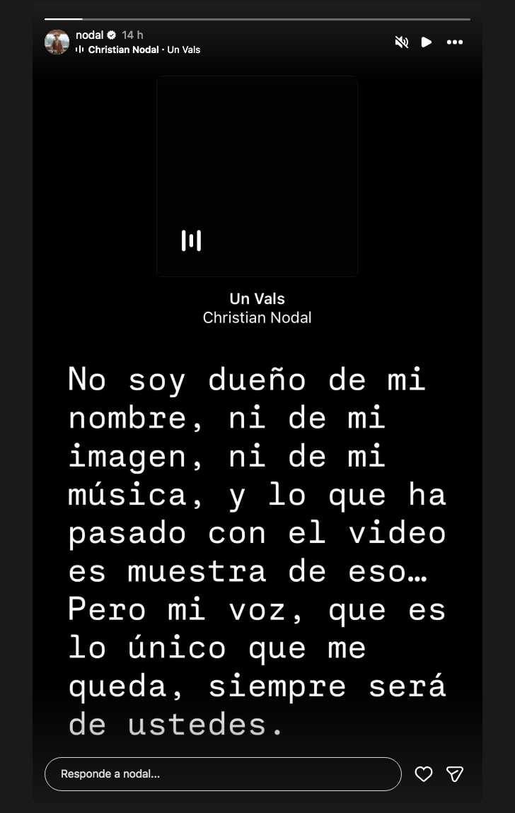 $!Responde Christian Nodal, por modelo parecida a Cazzu, para el videclip de ‘Vals’