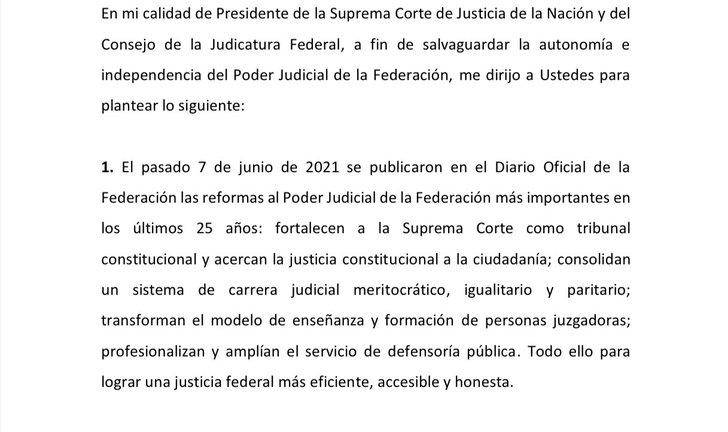 El escrito para consultar su permanencia.