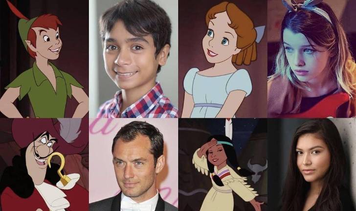 Participan en Peter Pan y Wendy Jude Law, Yara hahidi, Eve Anderson y Alexander Molony.