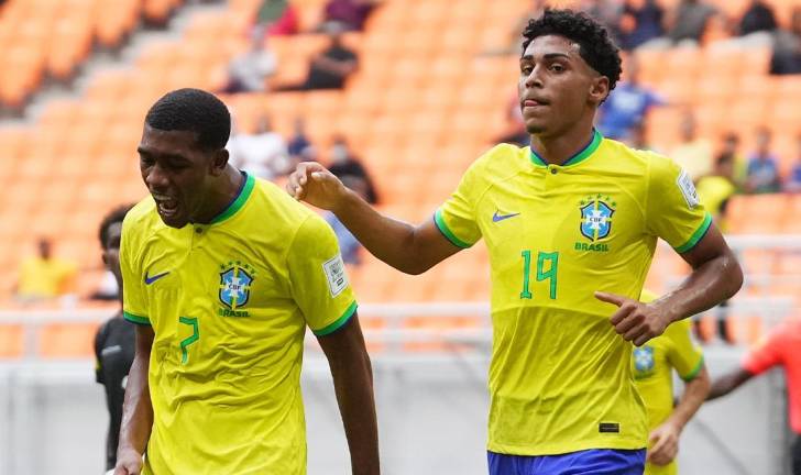 Brasil se impuso con contundencia a Nueva Caledonia, en el Mundial Sub 17.