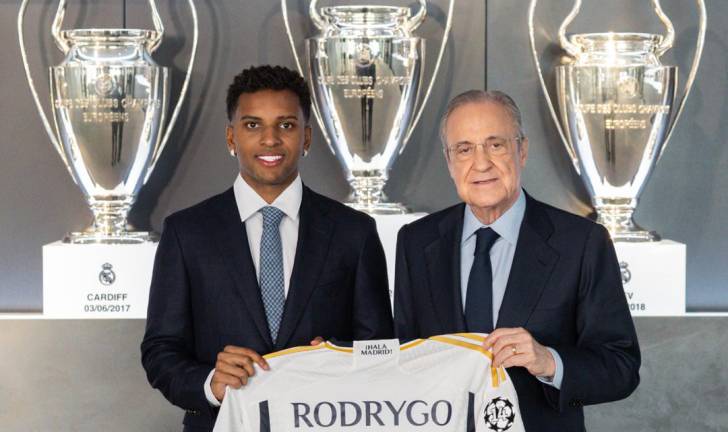 Rodrygo, renovado con Real Madrid hasta 2028
