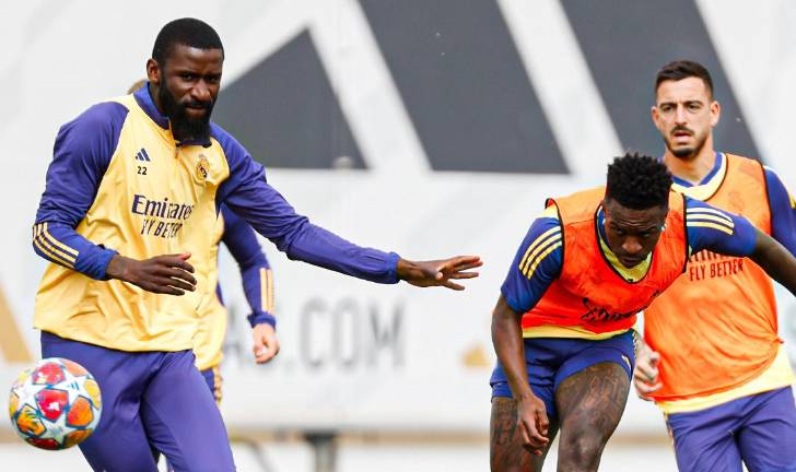 Real Madrid se prepara para enfrentar al Manchester City.